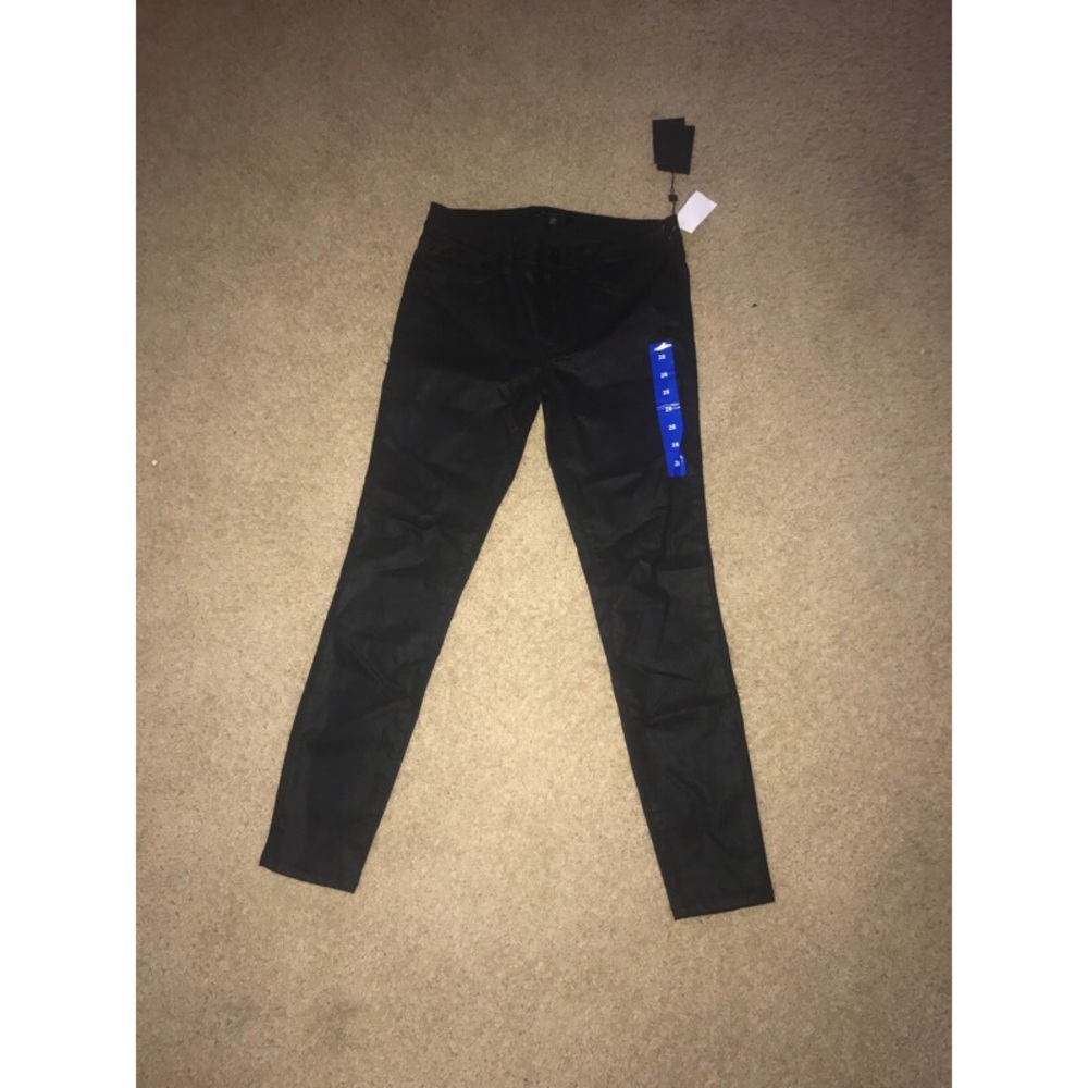 Black shinny jeans